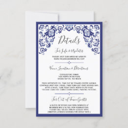 Invitation Delfts Blauw | Détails du Mariage néerlandais Delf