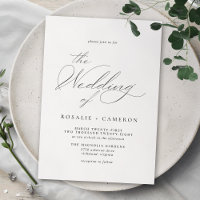 Délicat Air | Mariage noir et blanc classique
