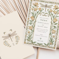 Délicate Tulipes Nouveau Mariage Dragonfly Floral