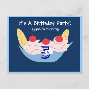 Invitation délicieuse de fête d'anniversaire de