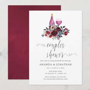 Invitation Délicieux Mariage Bohème Bordeaux et Nuit Fête de