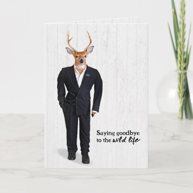 Invitation Demande Big Buck Best Man (Devant)