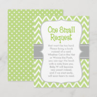 Demande de Baby shower moderne vert et gris