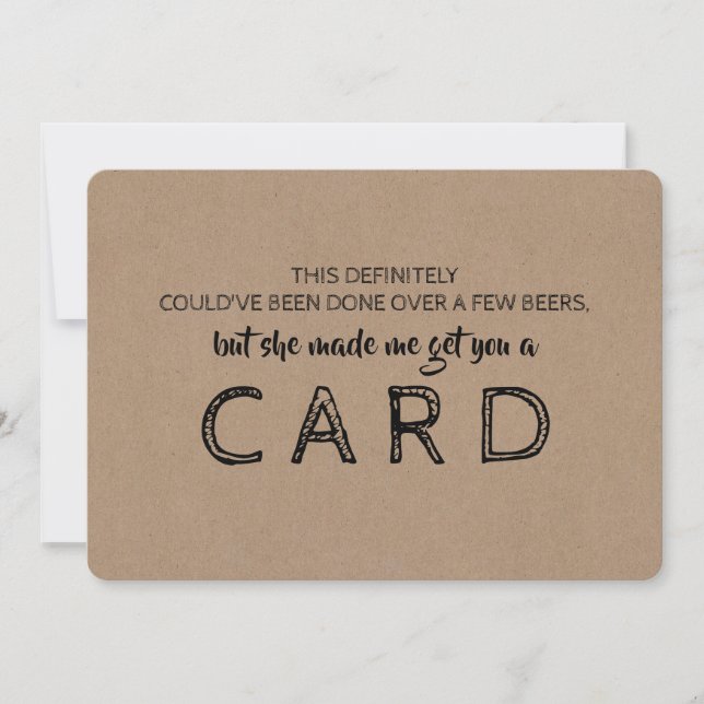 Invitation Demande de GARÇON D'HONNEUR drôle (Devant)