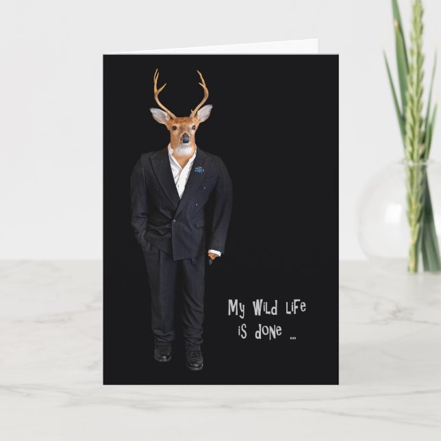 Invitation Demande de Groomsman (Devant)