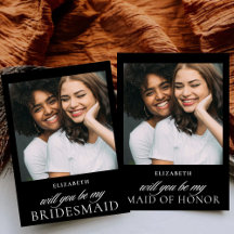 Demande en mariage originale pour demoiselle d'hon