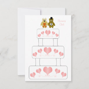 Invitation Demande mariage Cake Design Flower