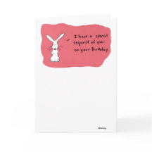 Demande spéciale pour votre anniversaire