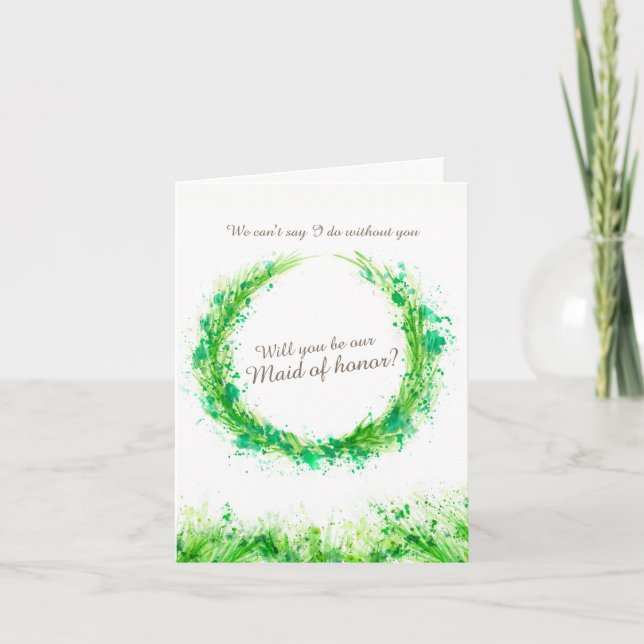 Invitation Demande témoin de mariage : serez-vous notre témoi (Devant)