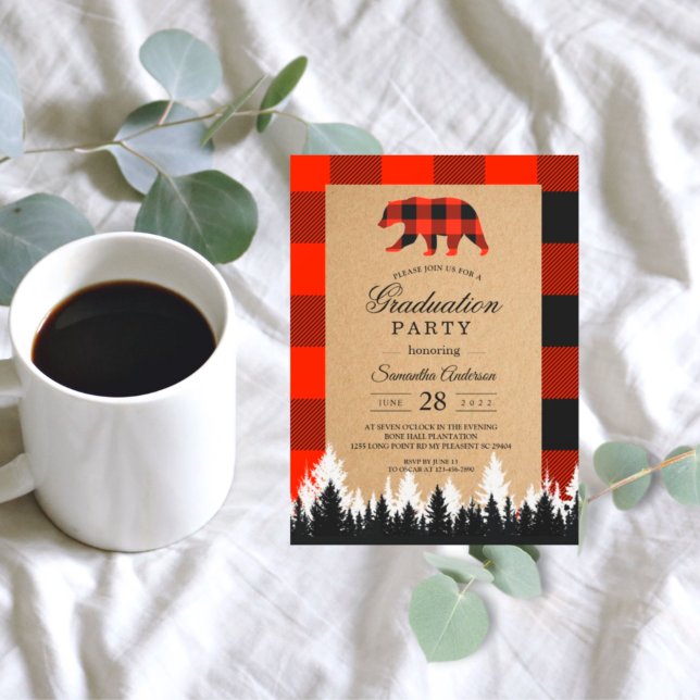 Invitation d'embarcation Vintage de Red Buffalo (Créateur téléchargé)