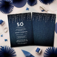 Denim Diamonds Drippings 50th Birthday Party