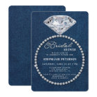 Denim Diamonds Mariage anneau Fête des mariées élé