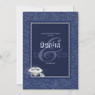 Invitation Denim et diamants
