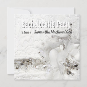 Invitation Dentelle et diamante robe de soirée