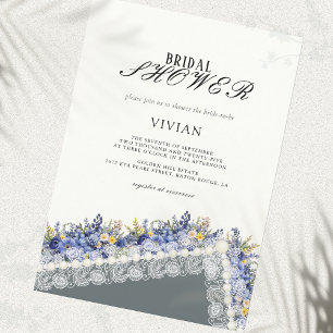 Invitation Dentelles vintages Et Perles Fêtes des mariées Flo