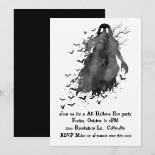 Invitation déplaisante de partie de Halloween de
