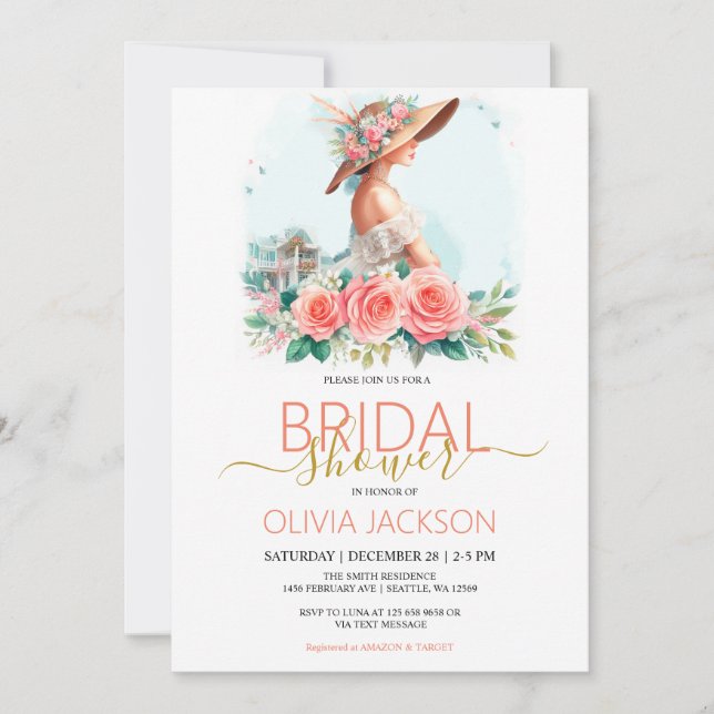 Invitation Derby Bridal Show (Devant)