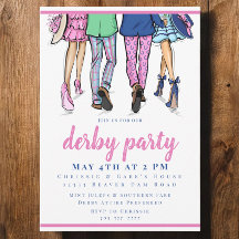 Derby Party Mode Preppy Horse Racing