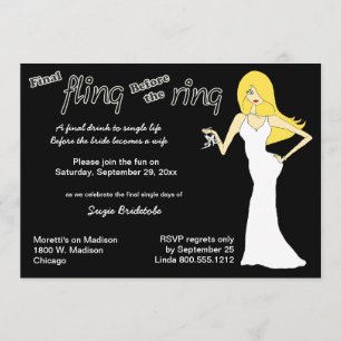 Invitation Dernier Combat Devant La Blonde Du Ring