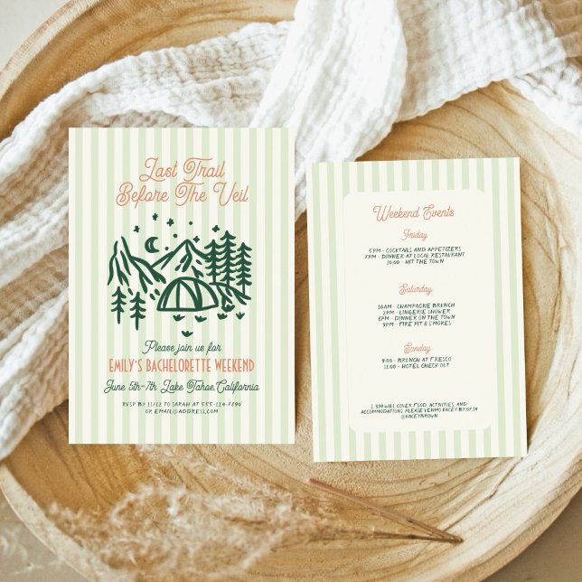 Invitation Dernier sentier avant le week-end de la Bacheloret (Créateur téléchargé)