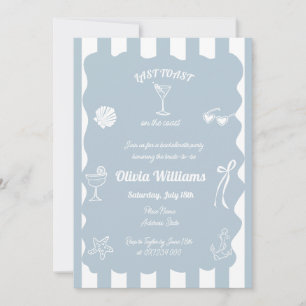 Invitation Dernier Toast Sur La Côte Bachelorette Pary Invita