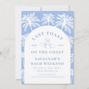Invitation Dernier Toast Sur La Côte Bachelorette Week-End