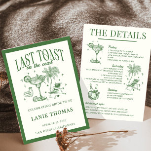 Invitation Dernier toast sur l'itinéraire de l'enterrement de