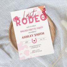 Dernière Rodéo Bachelorette Party Pink Cowgirl