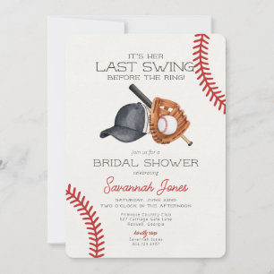 Invitation Dernière swing avant la Fête des mariées de baseba