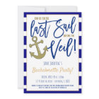 Dernière voile avant l'Invitation du Veil