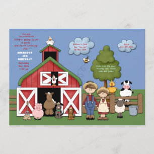 Invitation des amis de Barnyard