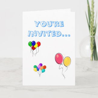 Invitation des ballons, les jolis ballons, balloons5, vous