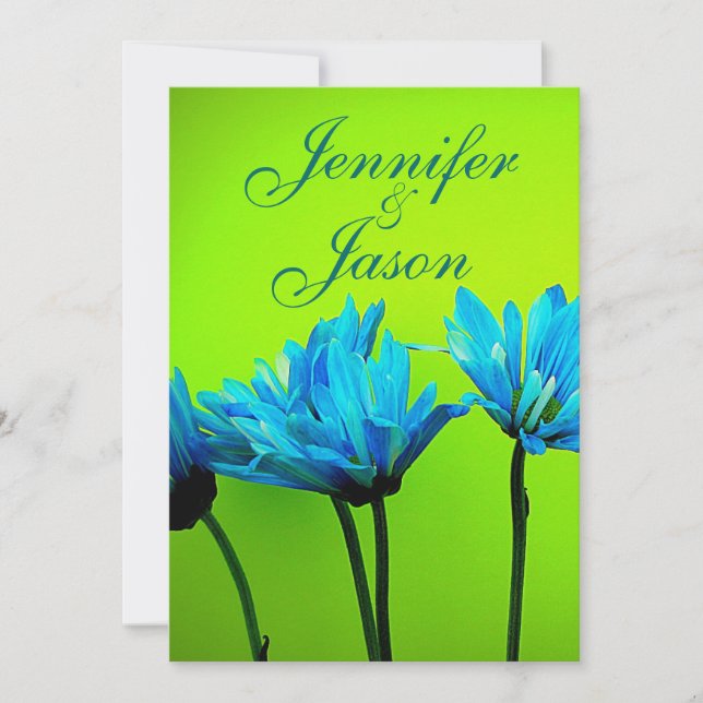 Invitation Des bannières allemandes Turquoises sur l'invitati (Devant)
