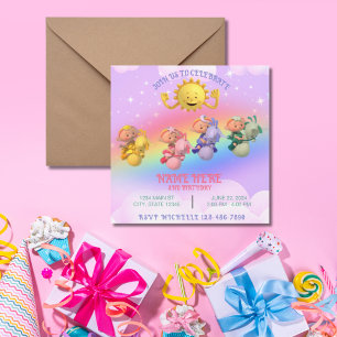 Invitation des bébés du nuage