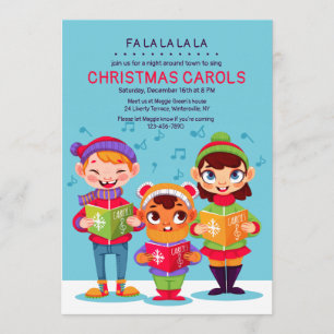 Invitation des Caroleurs de Noël