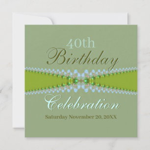 Invitation des célébrations d'anniversaire