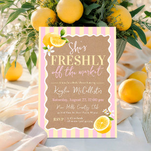 Invitation Des citrons frais hors du marché Kraft Baby Shower