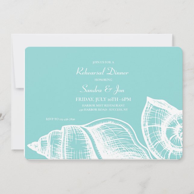 Invitation des coquillages (Devant)