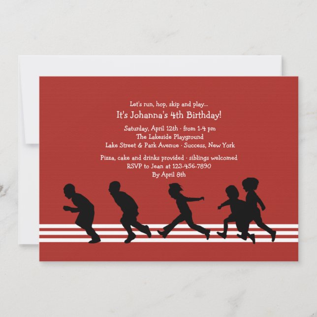Invitation des enfants (Devant)