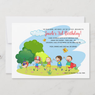 Invitation des enfants en jeu