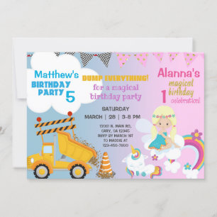 Invitation des frères et soeurs de camions de fée 