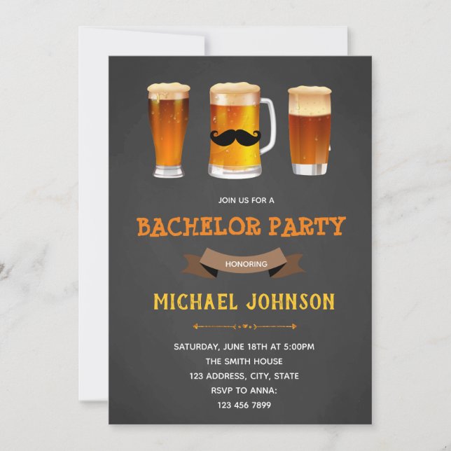 Invitation des garçons à sortir du baccalauréat (Devant)