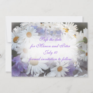 Invitation des marguerites d'été