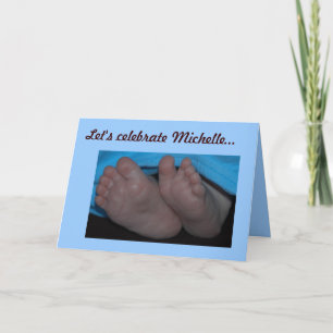 Invitation des orteils de bébé