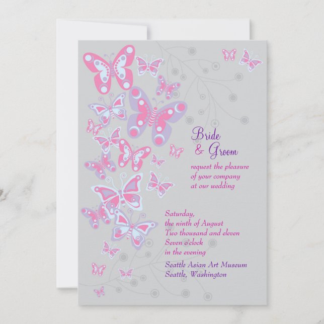 Invitation des papillons (Cool Chic) (Devant)