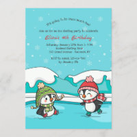 Invitation des Patineurs sur Glace Little Penguins