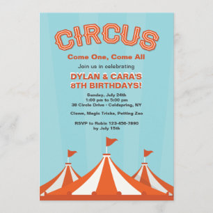Invitation des Tentes de Cirque
