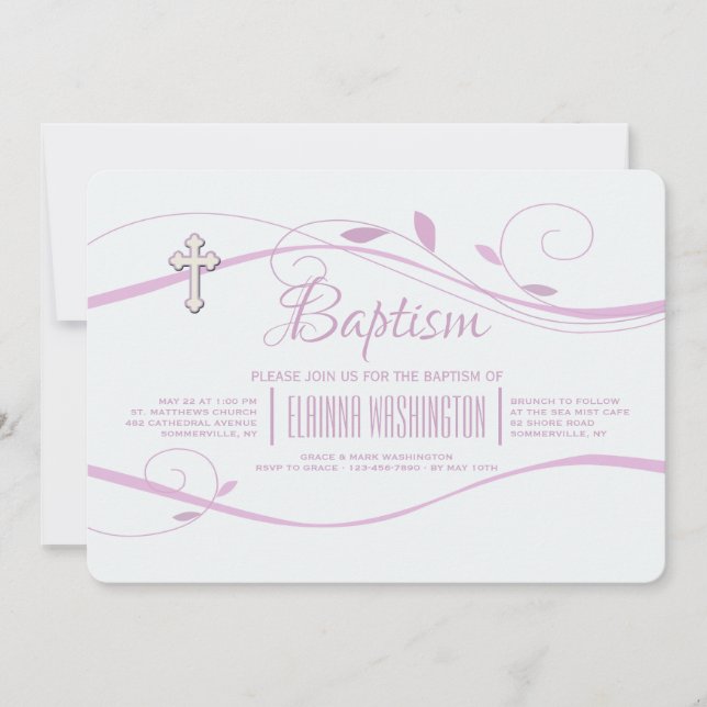 Invitation des tourbillons roses (Devant)