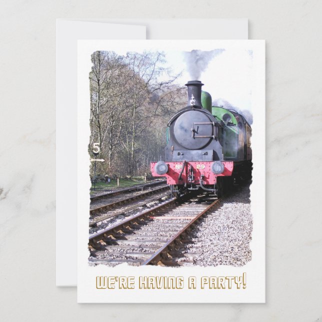 INVITATION DES TRAINS À VAPEUR (Devant)