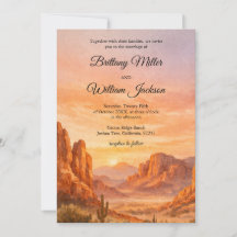 Desert Mountain Rustic Boho Southwest Wedding